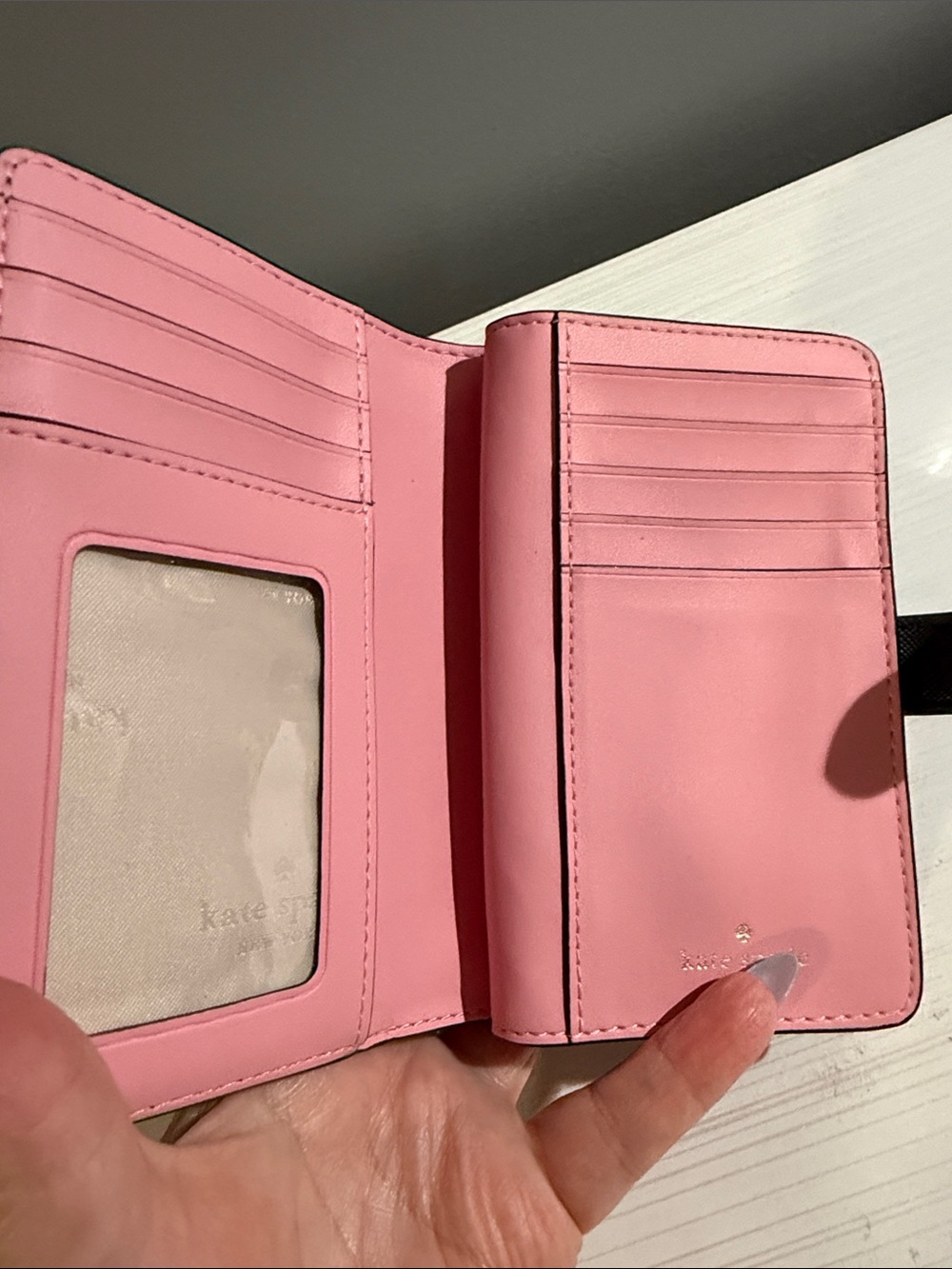 Kate Spade New York Madison Floral Waltz Medium Compact Bifold Wallet - Picture 6 of 9